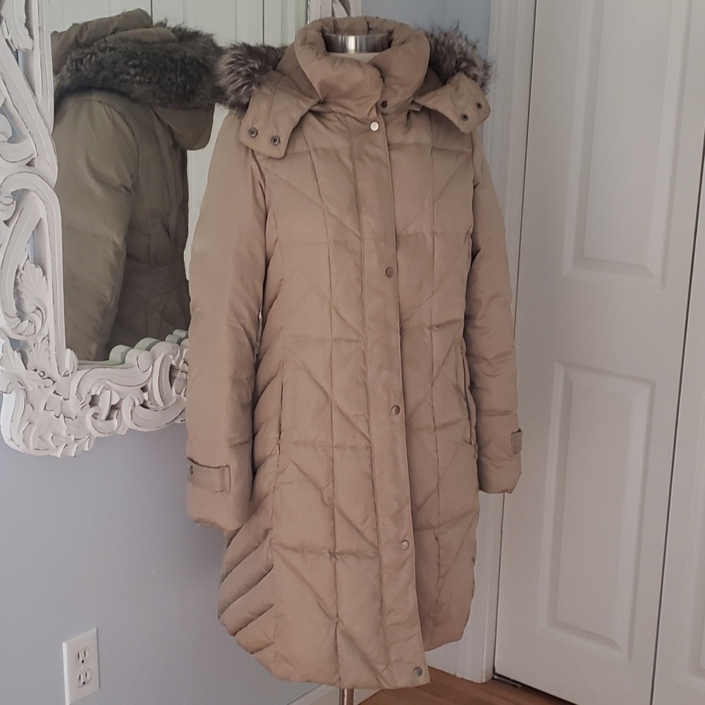 Tan Down Jones NY jacket Med
